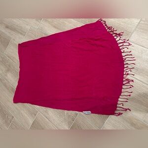 Fashion world pink scarf wrap